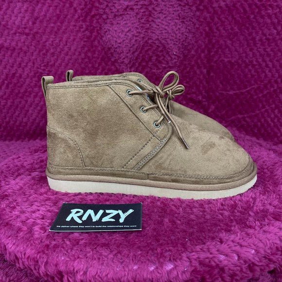 fleece lined chukka boots